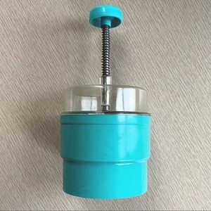 Vintage Turquoise Chop-o-matic Food Chopper